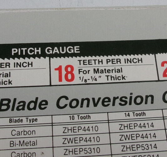 MORSE PORTABLE BANDSAW BLADES 3 PCS 44 7/8 x 1/2 x 0.20″ 18 TPI BI-METAL HS #N10