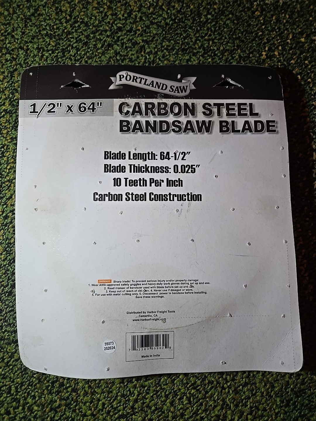 Band Saw Blade NIP workshop power tool 64 x 1/2 10 TPI Metal Cutting NEW