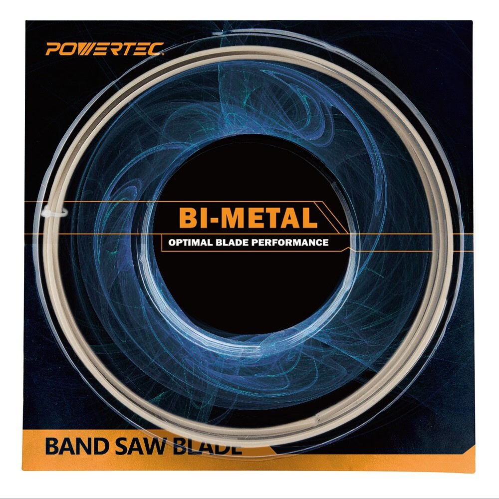 POWERTEC 13430 116″ x 1/2″ x 6 TPI Bi-Metal Bandsaw Blade Replacement