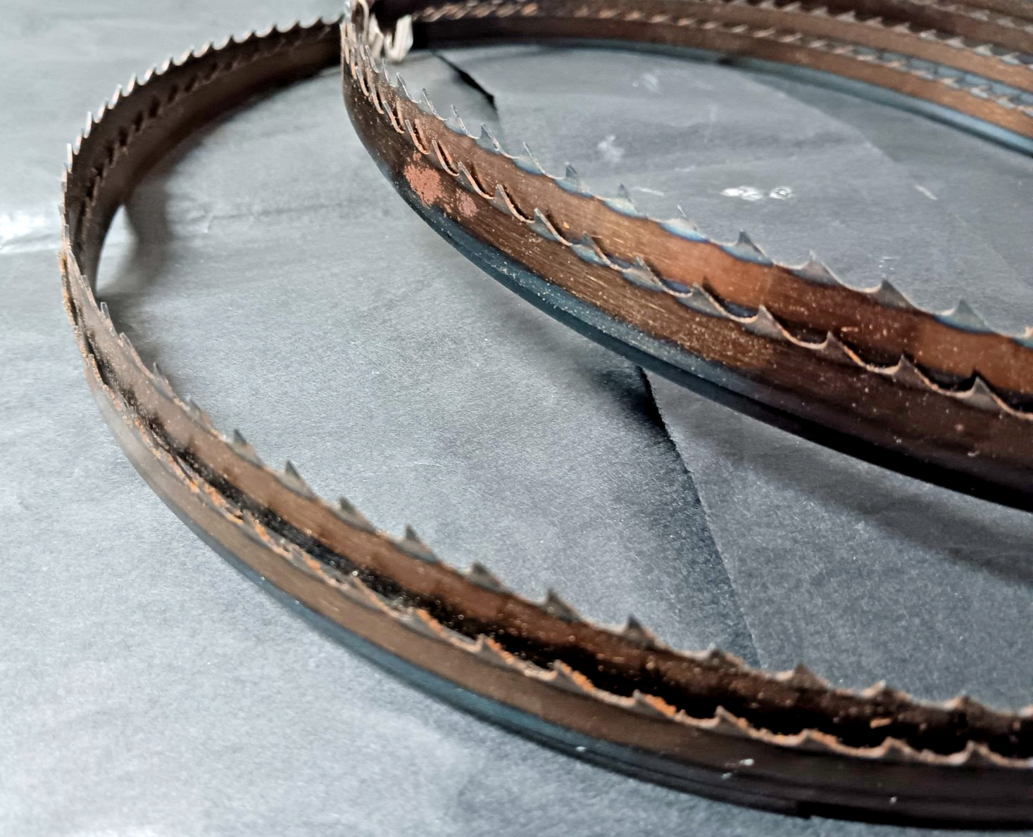 Timber Wolf 99 inch by 1/2 – 3 tpi Bandsaw blades – Lot of 2- New old stock