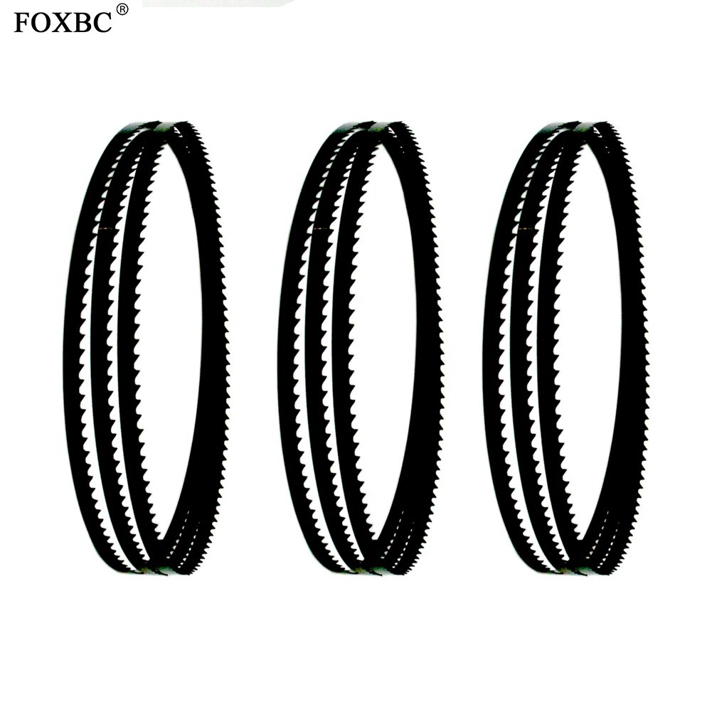 FOXBC 93″ Band Saw Blades 2362x13x0.35mm 3 4 6 10 14 TPI High Carbon 3PCS