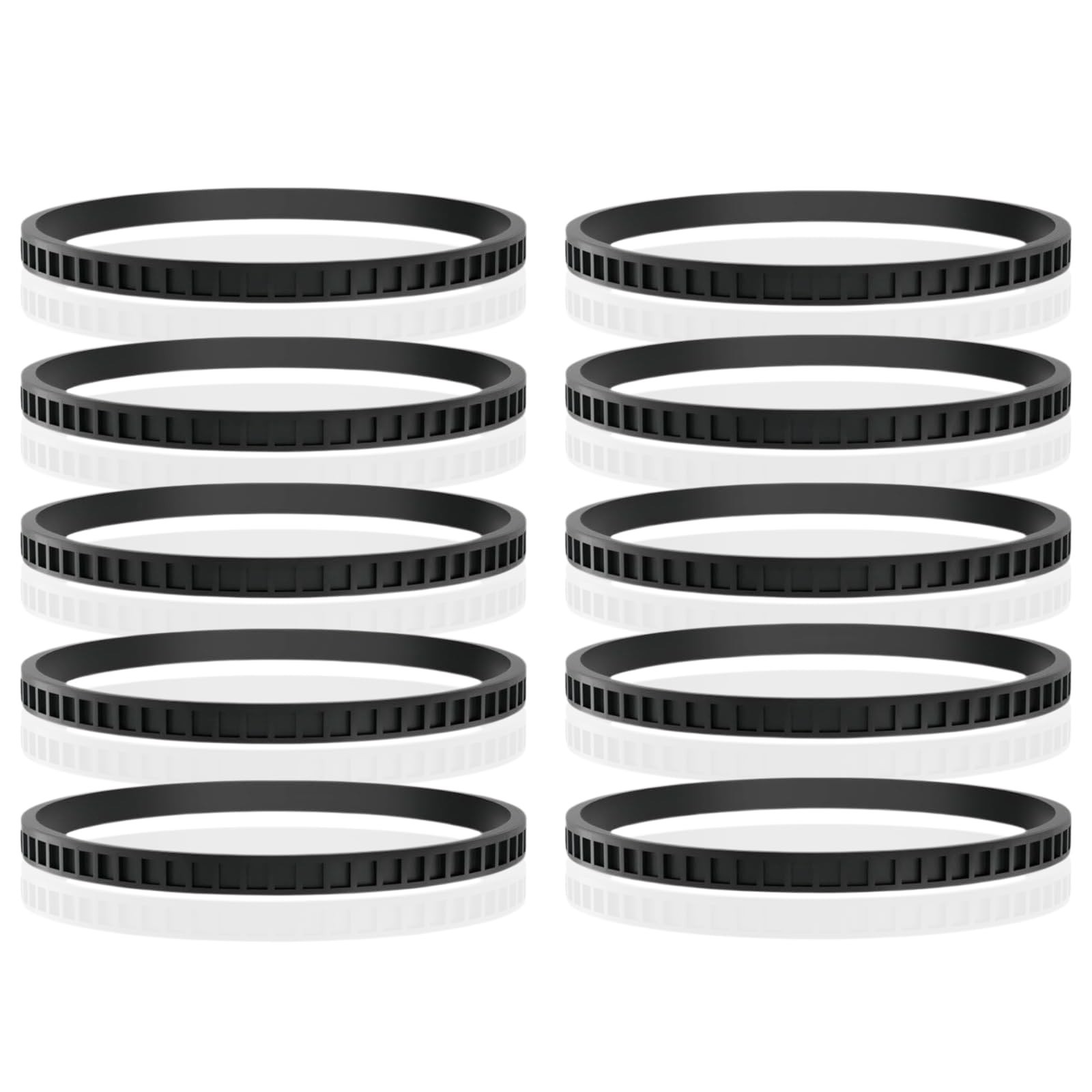 10 Pack Replacement Band Saw Blades & Rubber Drive Belts for Deep Cut Tires