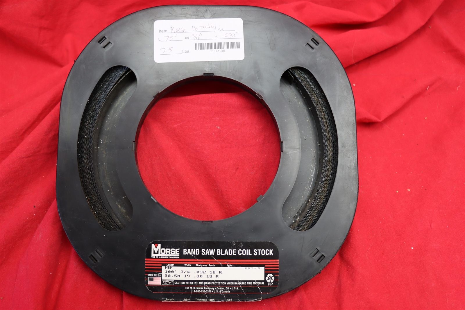 MORSE WOOD CUTTING Band Saw Blade, 3/4″x .032″ Reg Set, 2T HOOK 40′ 972770