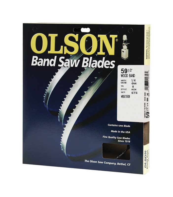 Olson 59.5 in L X 0.3 in W Carbon Steel Band Saw Blade 14 TPI Regular