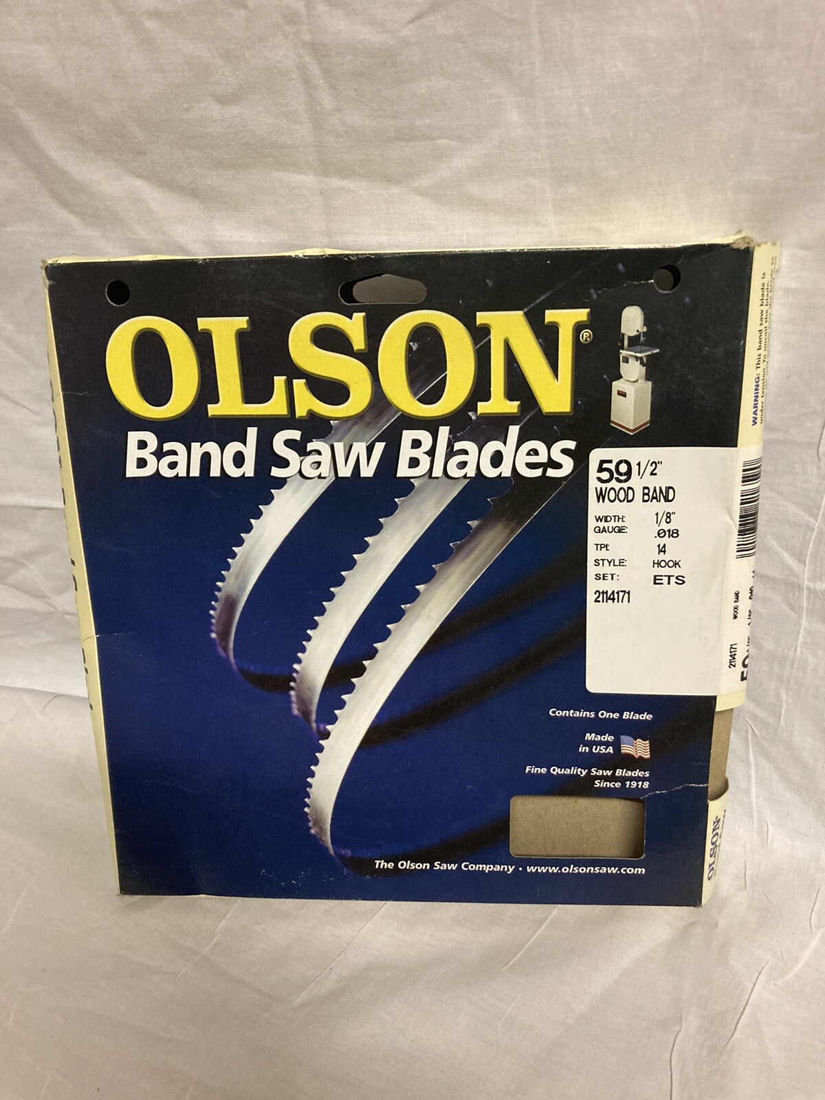 Olson Band Saw Blades 59 1/2 In