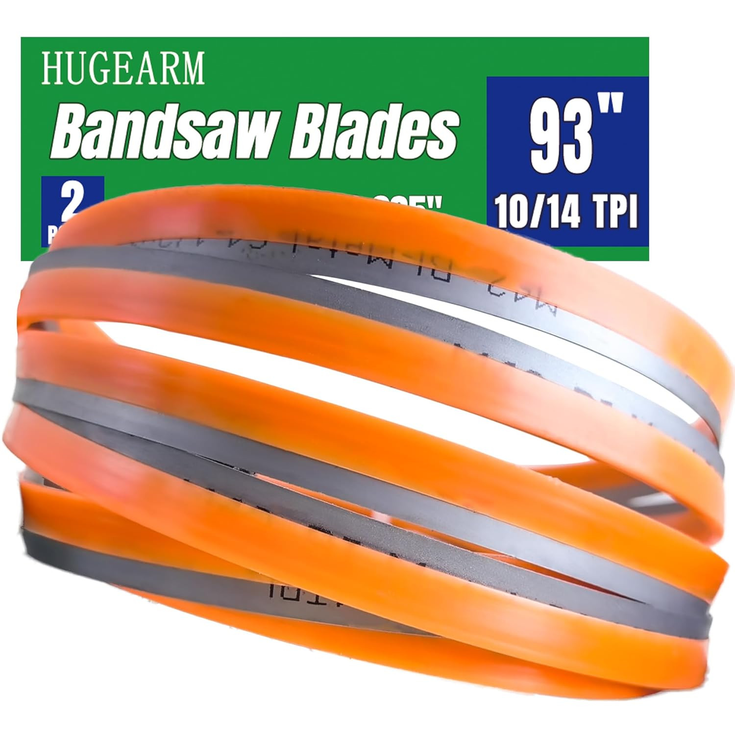93″ Bandsaw Blades 2 Pack, Metal Cutting, 93 X 3/4 X 0.035 Inch, Band Saw Blades