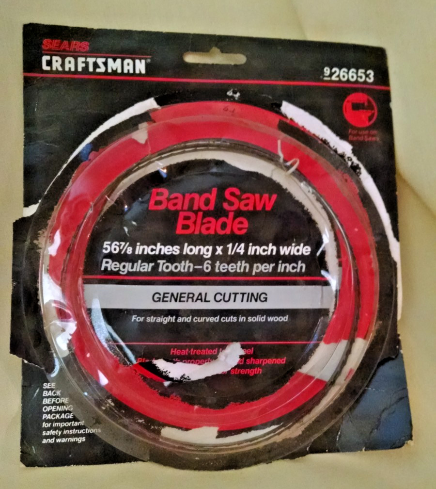 Band Saw Blade Craftsman 926653 General Cutting Regular Tooth 6 p/in 56 7/8″