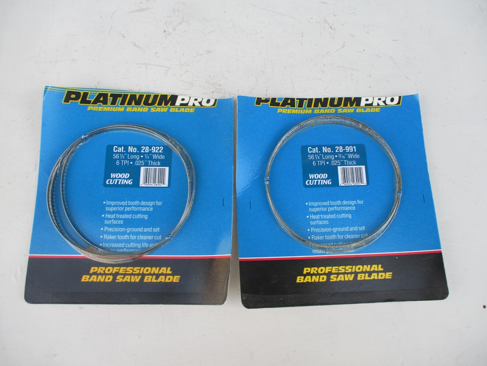 2 Delta Platinum Pro Premium Band Saw Blades Cat. No. 28-991 NEW in Package
