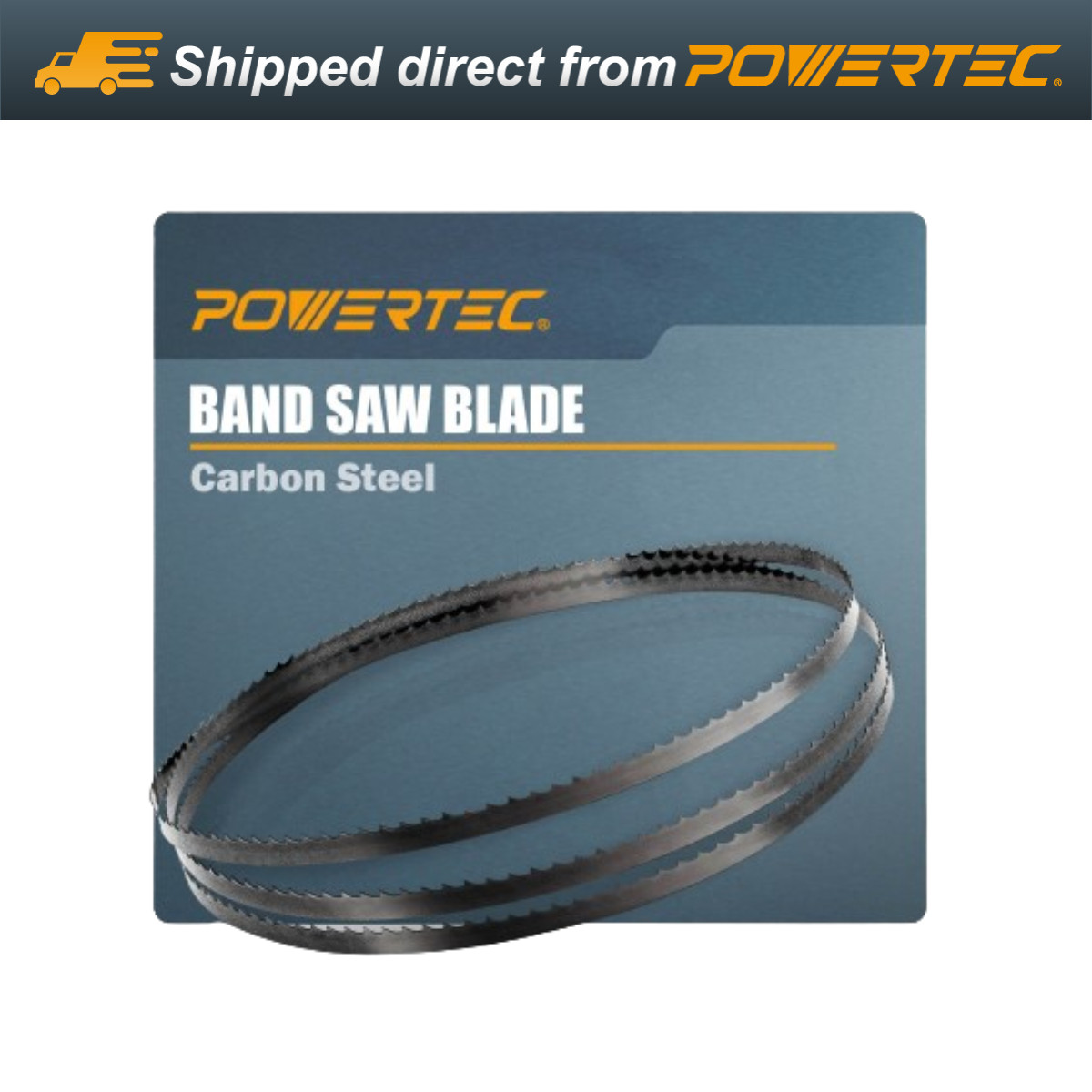 POWERTEC High Carbon Bandsaw Blade 56-7/8″ x 1/4″ x 24TPI Band Saw Blades 1PK