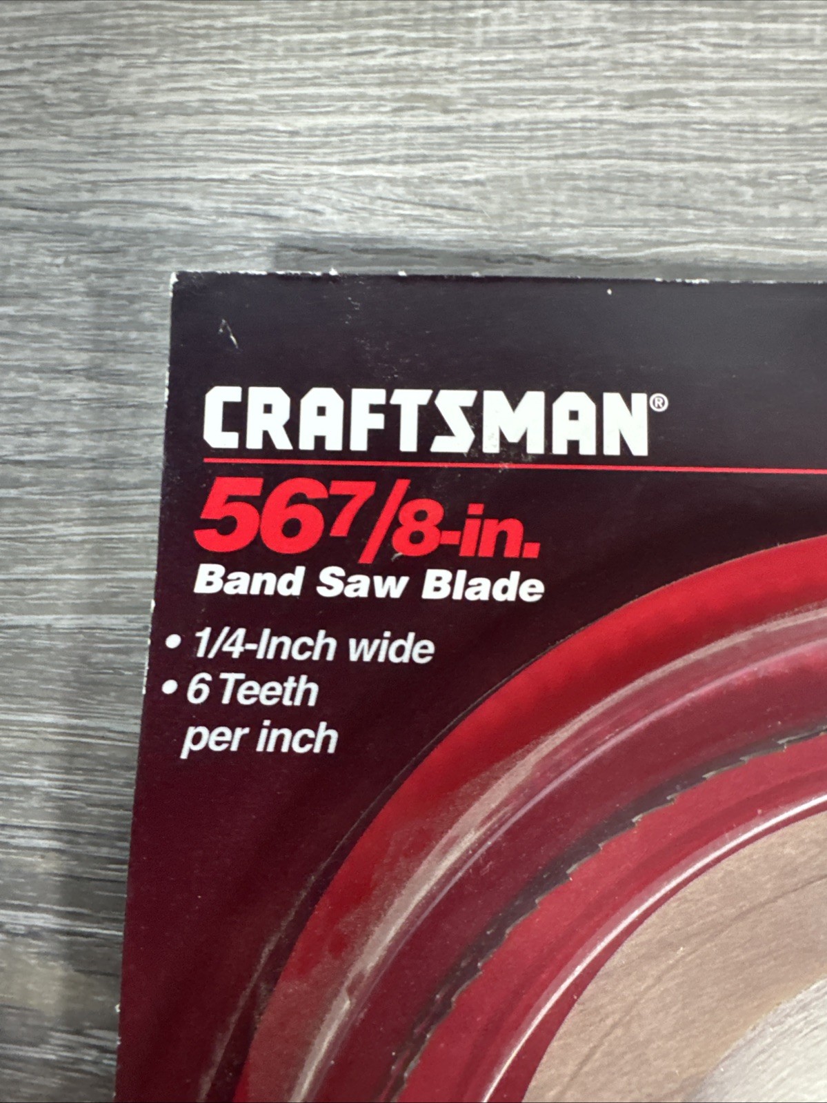 Sears Craftsman Band Saw Blade General Cutting 56 7/8x 1/4” Regular Tooth 926653