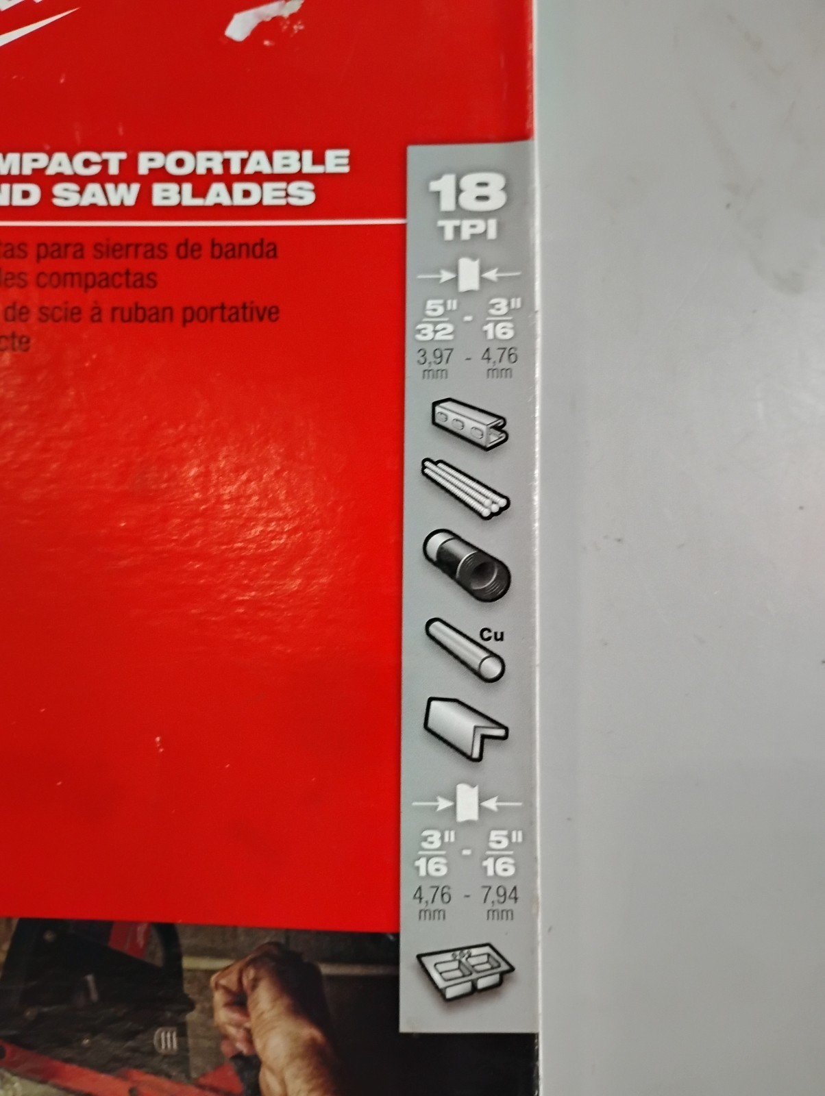 Milwaukee Compact Band Saw Blades – 18 TPI, 35-3/8 in., 3-Pack (48-39-0529)
