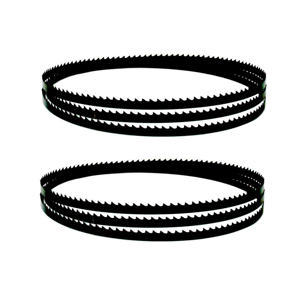 62″ x 3/8″ x 6 TPI Bandsaw Blades – 2 Pack for 9″ Bandsaws, Compatible with Ryob