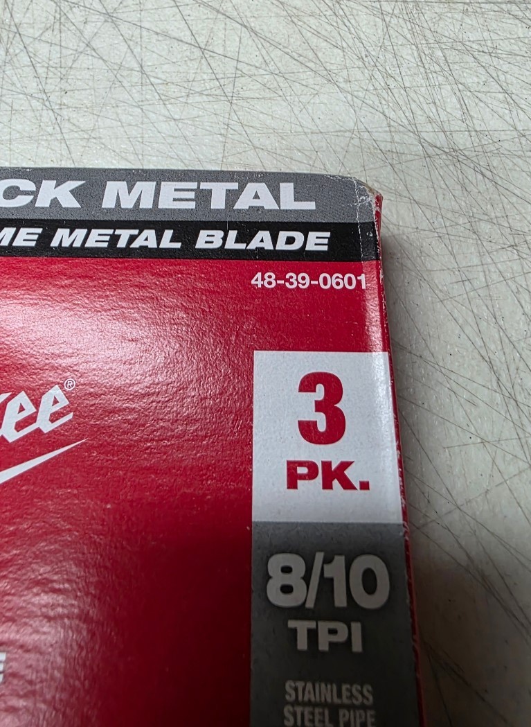 Milwaukee 48-39-0601 44-7/8inch Extreme Thin Metal Compact (3 Pack)