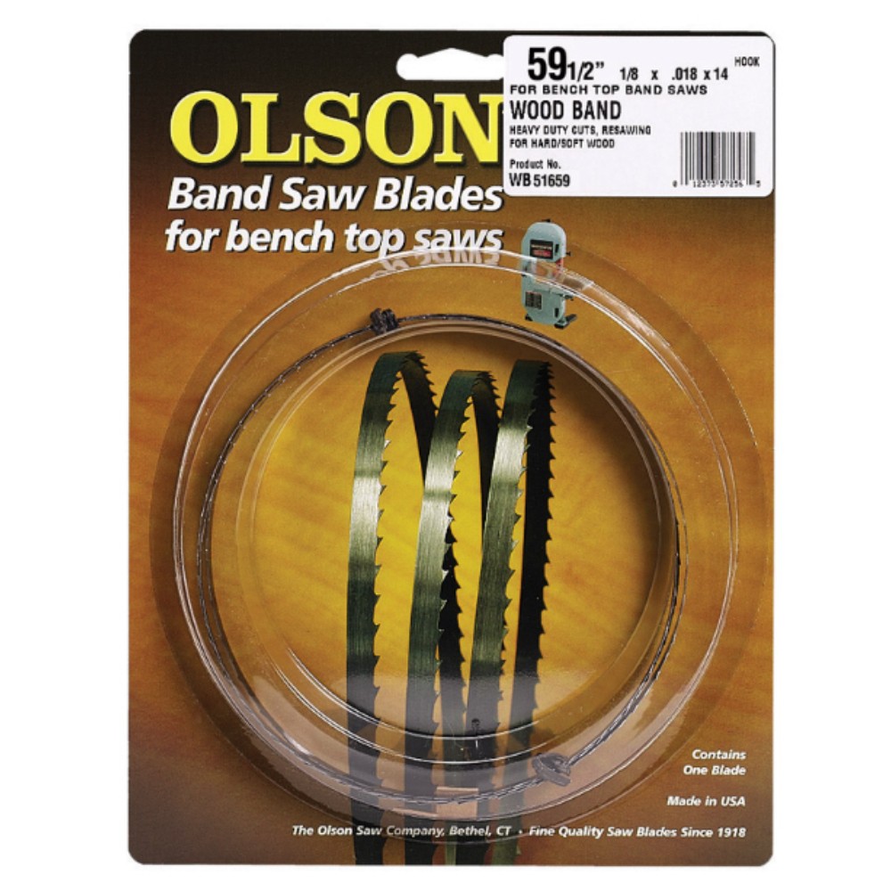 Olson WB51659DB 14 TPI Bench Top Band Saw Blade 1/2 x 1/8 in.