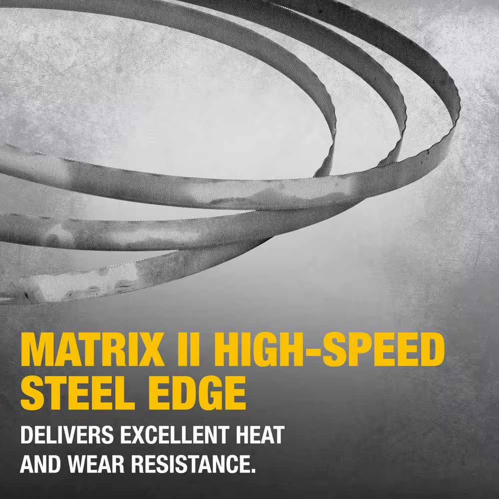 18 TPI Bi-Metal Portable Bandsaw Blades, 32-7/8 In. Length, 0.02″ Width (3-Pack)