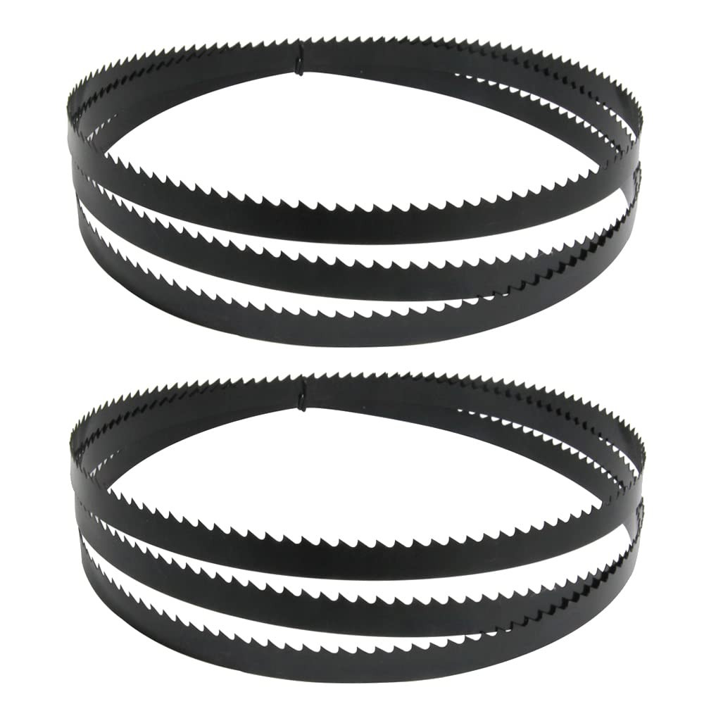 FOXBC 72 Inch X 1/2 Inch X 6 TPI Bandsaw Blades Wood Cutting for Wen 3962, Delta