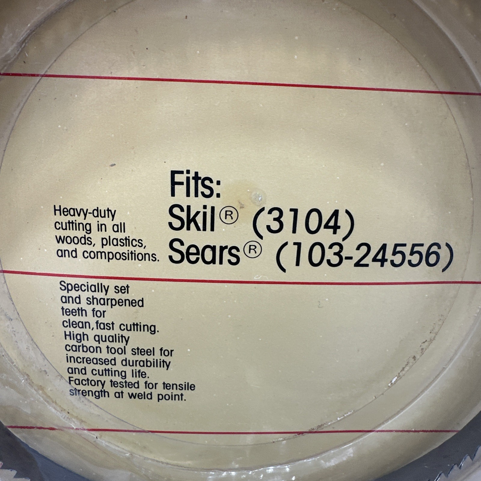Vermont American 3/8”x62” Bandsaw Blade 6 TPI Woodworking Band Saw New Old Stock