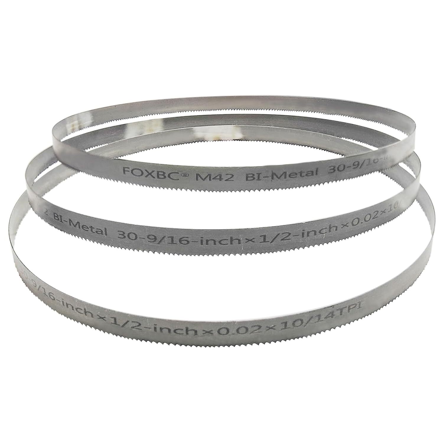 30-9/16 x 1/2 inch Bandsaw Blades 10/14 TPI, Replacement for Milwaukee, 3-Pack