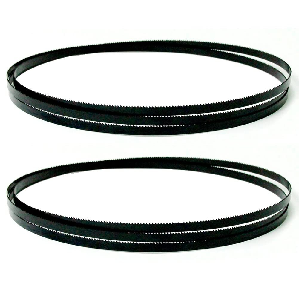 62 Inch x 3/8 Inch x 10 TPI Bandsaw Blades for Ryobi, 9″ Bandsaw – 2 Pack