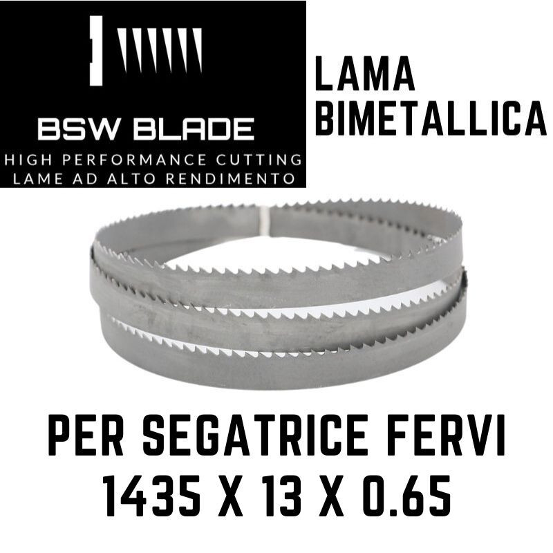 1435x13x0.65 Band Blade for FERVI N182 N183 Sawmill