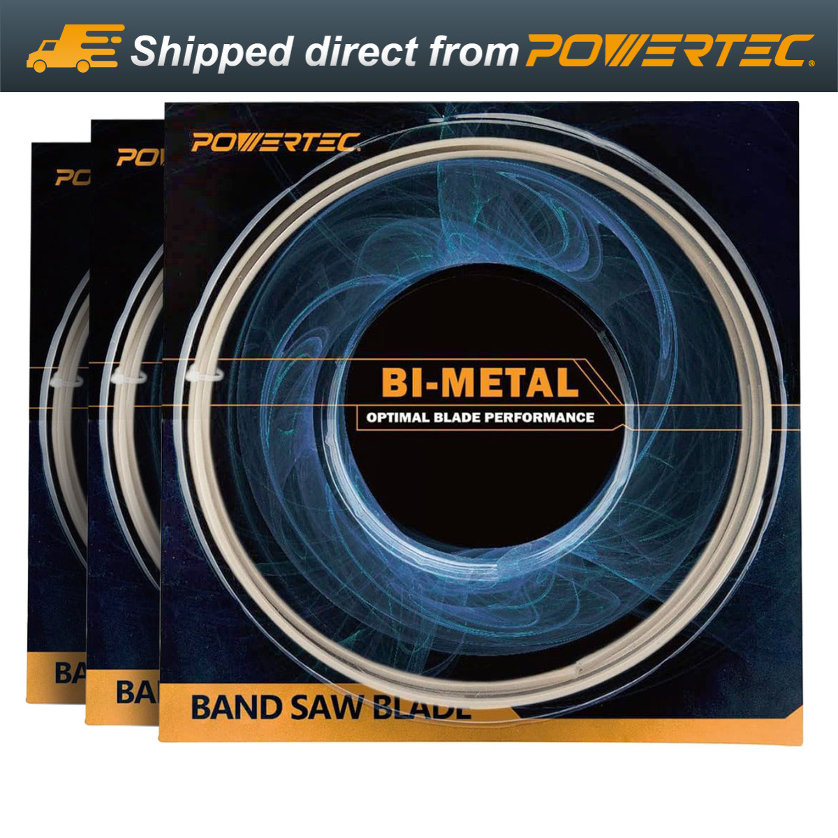 POWERTEC 13530-P3 Bi-Metal Bandsaw Blade 35-3/8″ x 1/2″ x 18 TPI, 3 PK