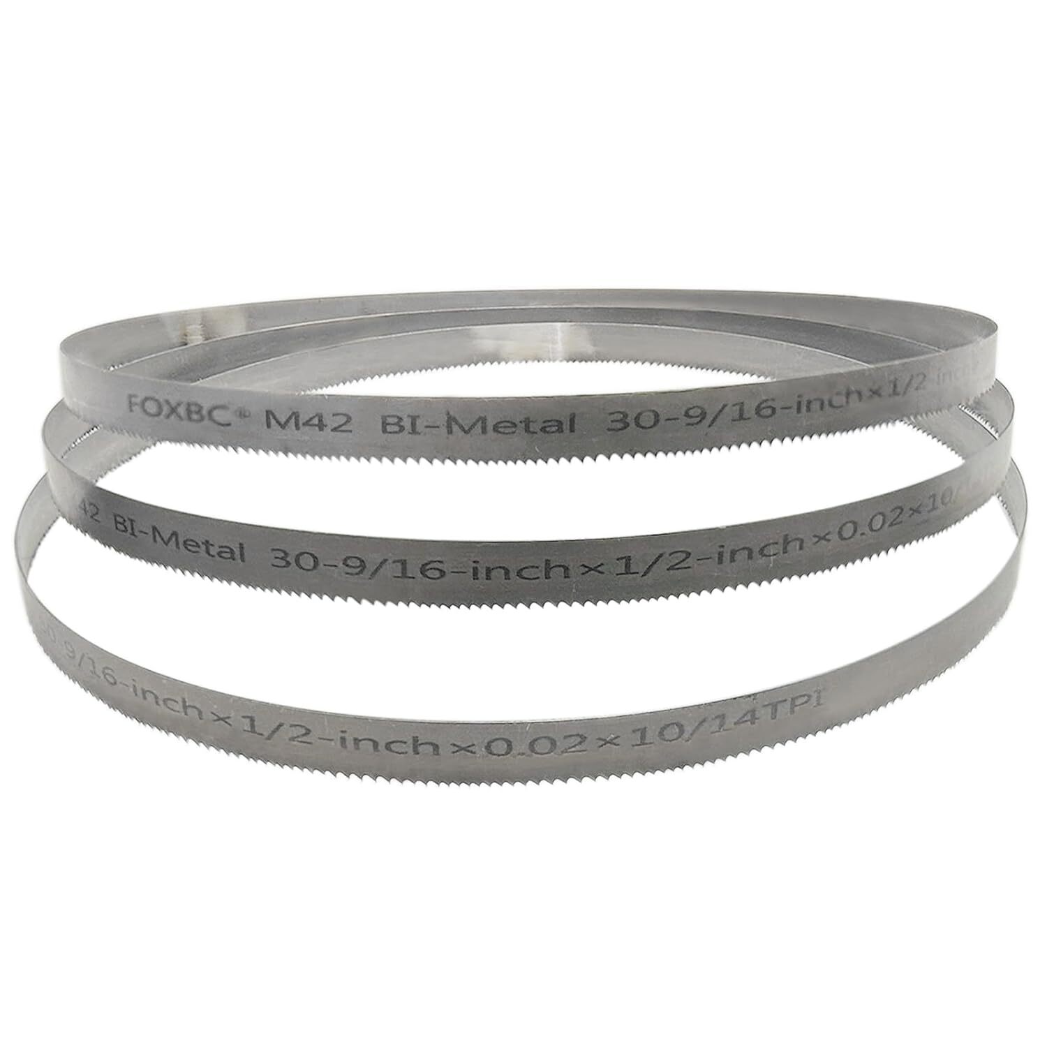 30-9/16 x 1/2 inch Bandsaw Blades 10/14 TPI, Replacement for Milwaukee, 3-Pack