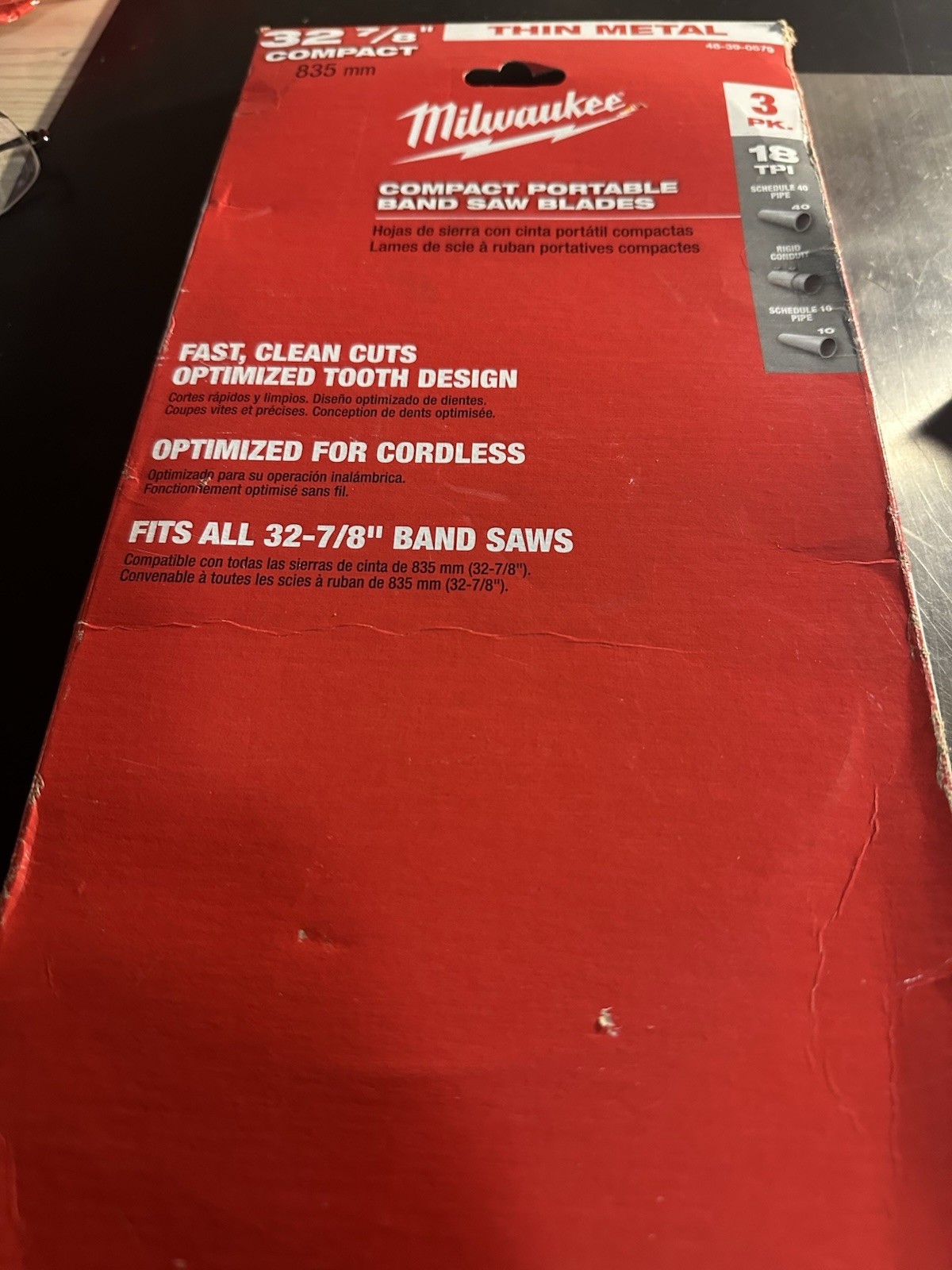Milwaukee 48-39-0579 Band Saw Blade – Silver (Pack of 3)