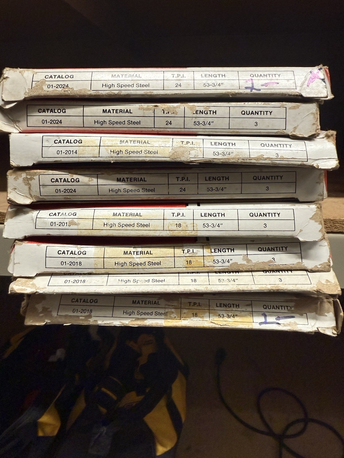 VINTAGE BAND-IT 53-3/4 Portable Band Saw Blades High Speed 20 PCS NEW OLD STOCK