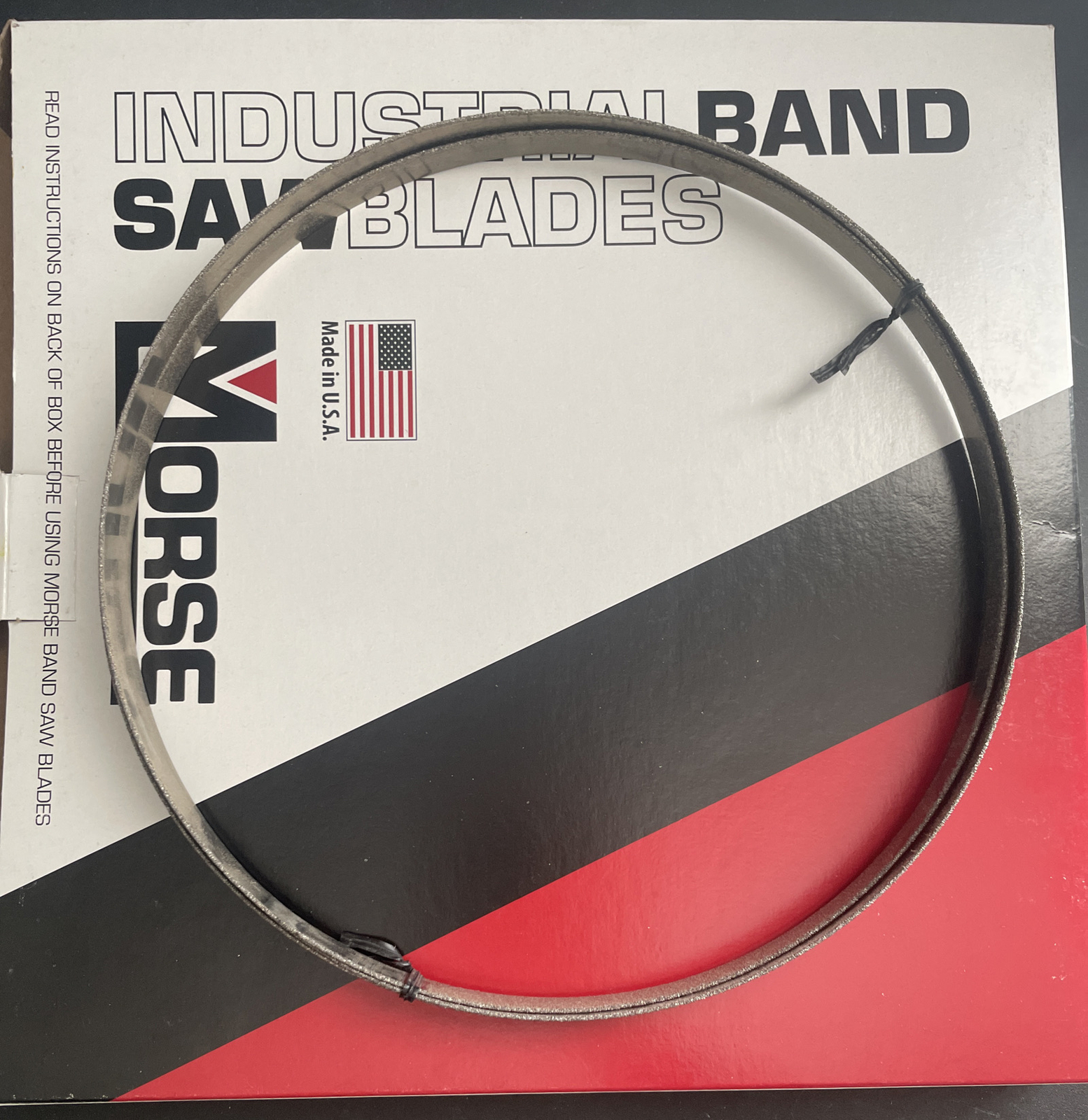Morse ZCG060 TCG CM Band Saw Blade, 7’ 9” L, 1/2″ W, 7/10 Tpi, 0.025” Thick, 1pc