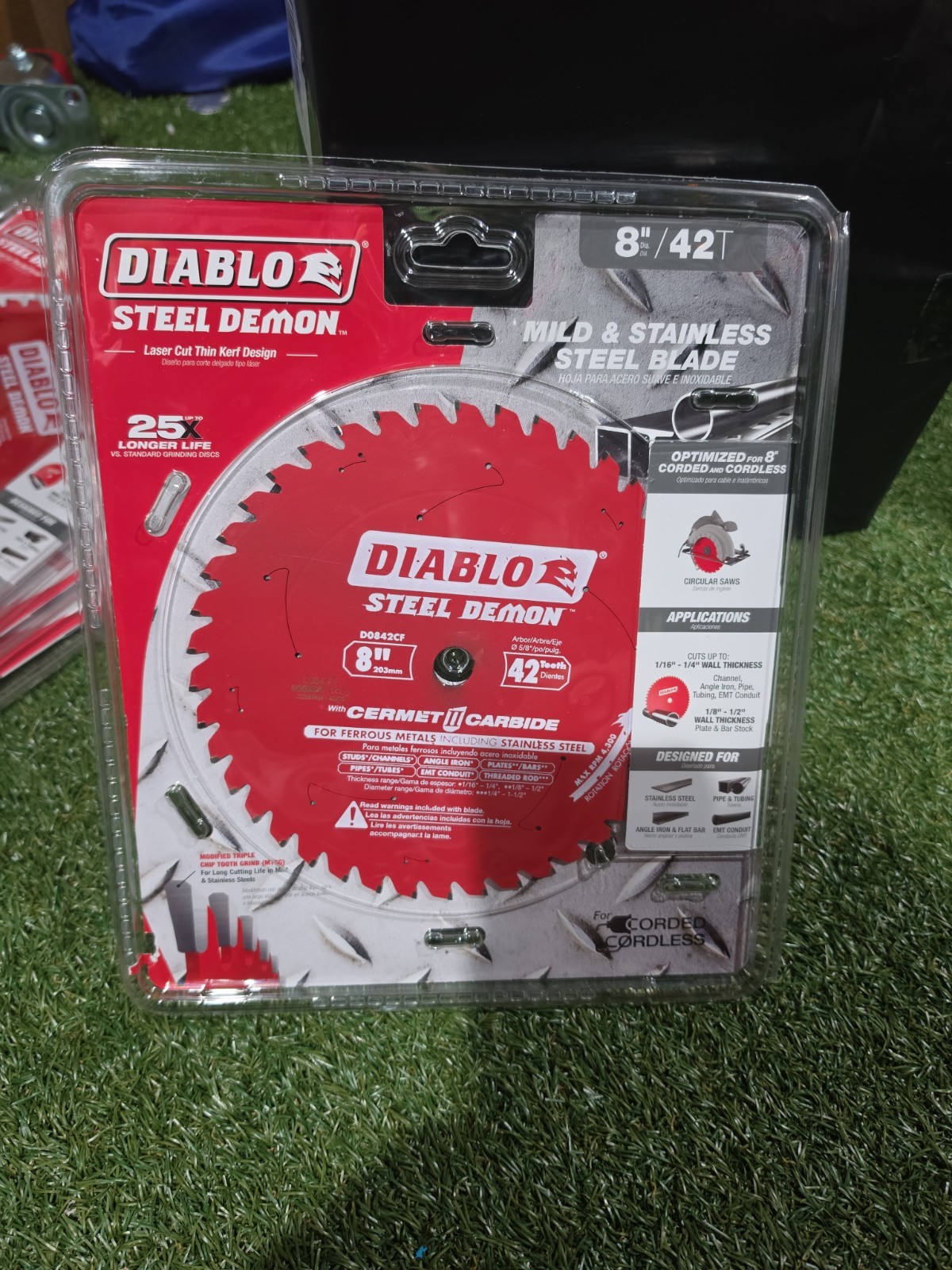 8in. x 42-Teeth Steel Demon Cermet II Saw Blade for Thick Metal