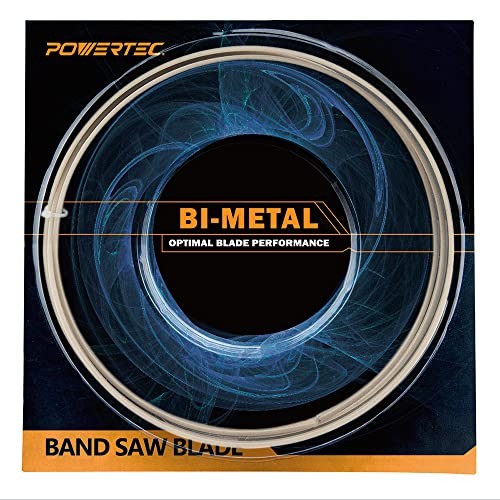 POWERTEC 70-1/2″ x 1/2″ 14 TPI Bi-Metal Metal Cutting Bandsaw Blade 1pk