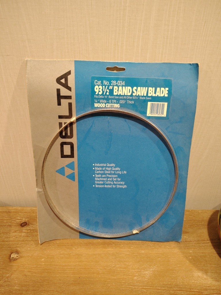Delta 28-034 Wood 93 1/2″ BAND SAW BLADE D/ Wide – 6 TPI : 020″ Thick