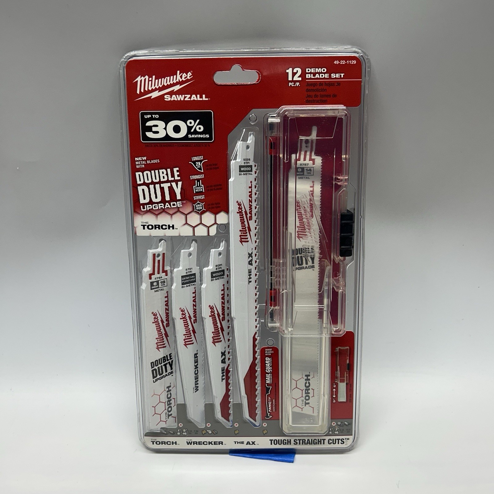 Milwaukee 49-22-1129 12-Piece Ultimate Demolition Sawzall Blade Set