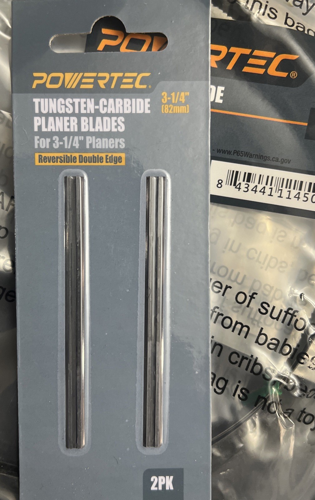 Powertec Band Saw Blades Pack Of 2 59.5 X 1/4 X 14 TPI & Planer blades 3 1/4