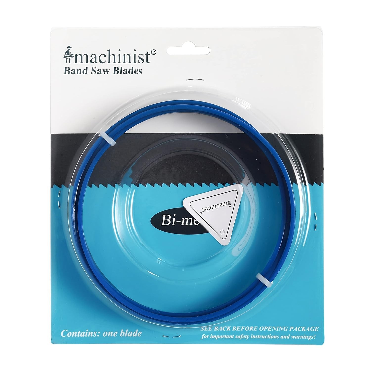 Variable Teeth M42 Bandsaw Blade 56-1/2″ for Soft Ferrous Metal – 0.025″ Thick