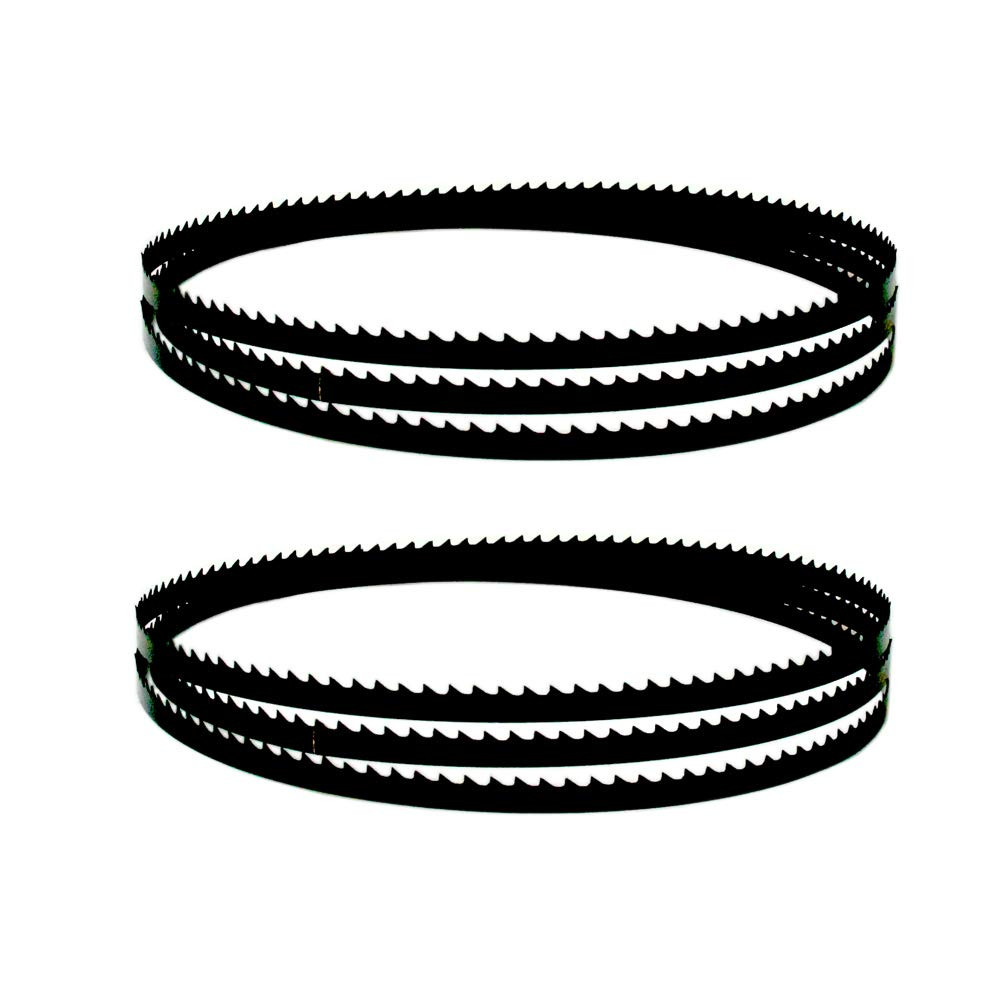 72 Inch X 1/4 Inch X 6 TPI Bandsaw Blades Wood Cutting for Delta 28-140, Wen 396