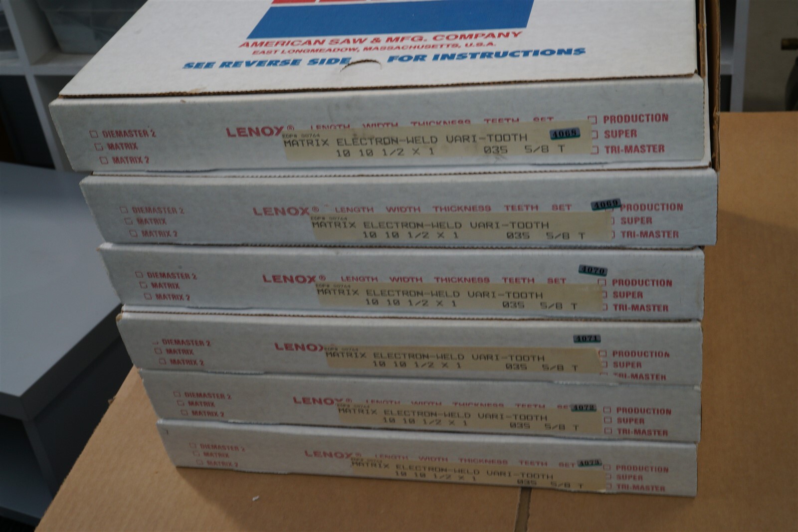 LENOX 10 10 1/2 X 1″ X .035″ Matrix Electon-Weld Vari-Tooth 5/ 8T Bandsaw Blade