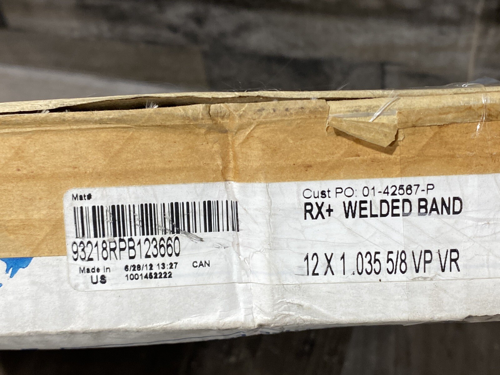 LENOX 93218RPB123660 Band Saw Blade,12 ft. L ,1 In. W New