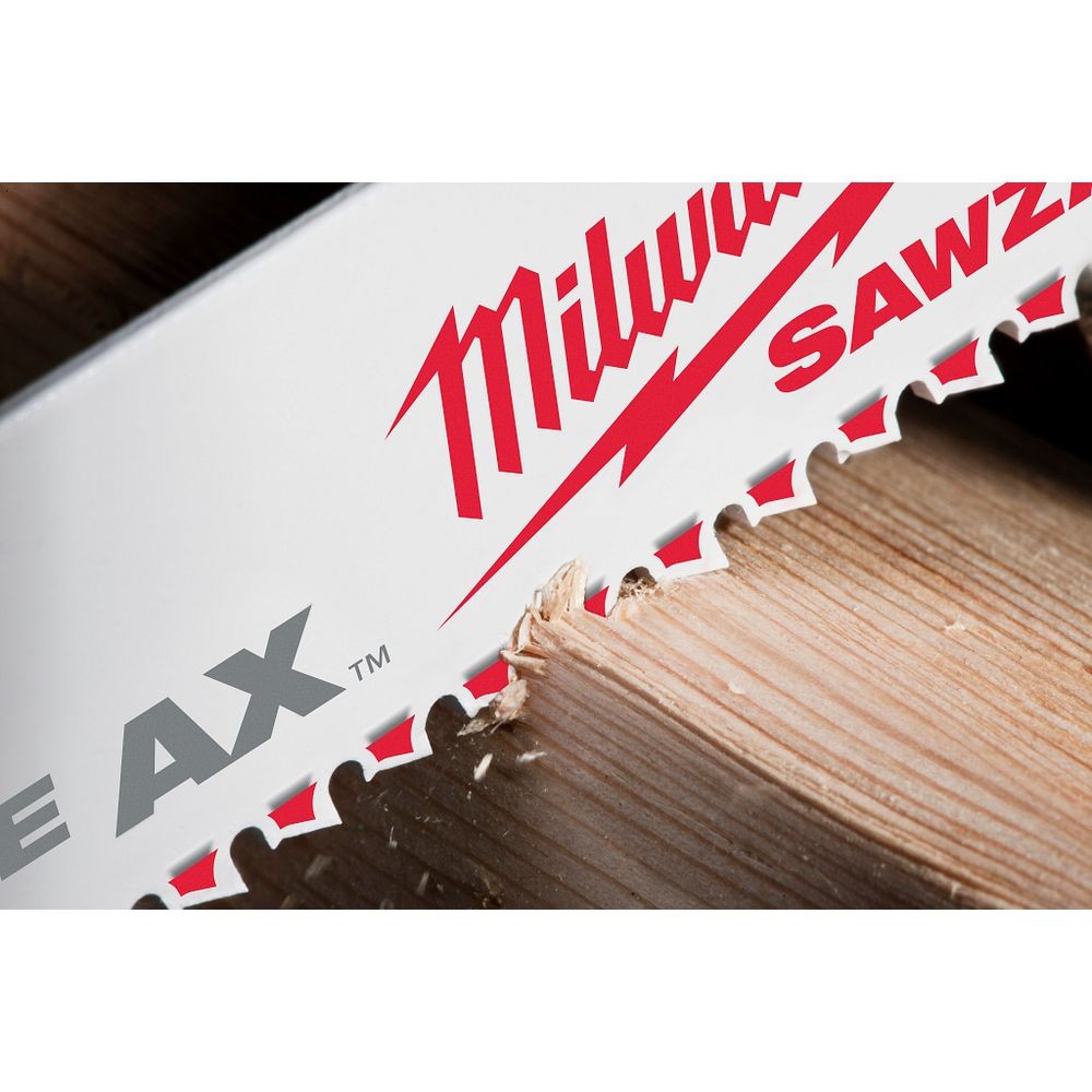 Milwaukee 48-00-8021 6 in. 5 TPI The Ax Sawzall Blade (25 Pk)