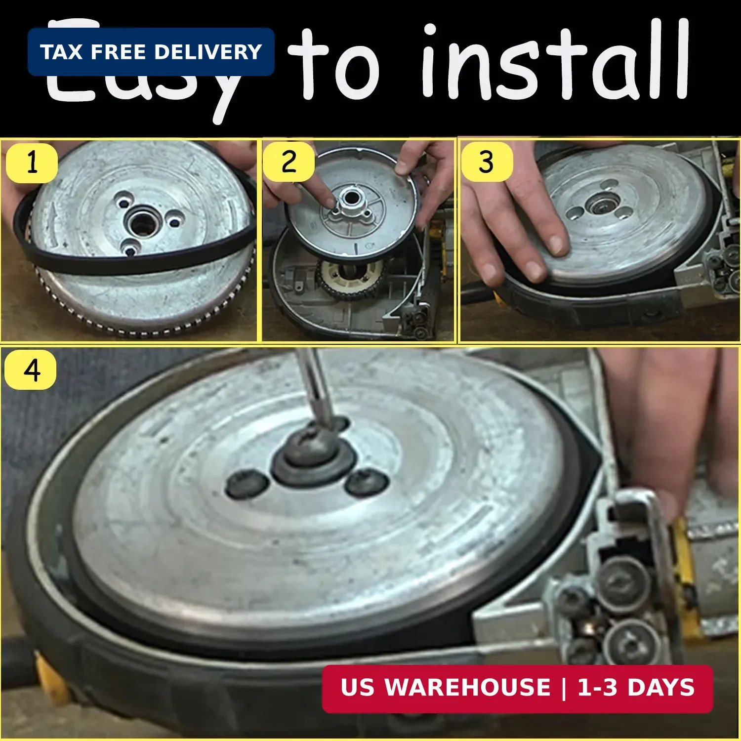 4 Pack 650721-00 Bandsaw Tires Replacement for Dewalt Band Saw Rubber Tires and
