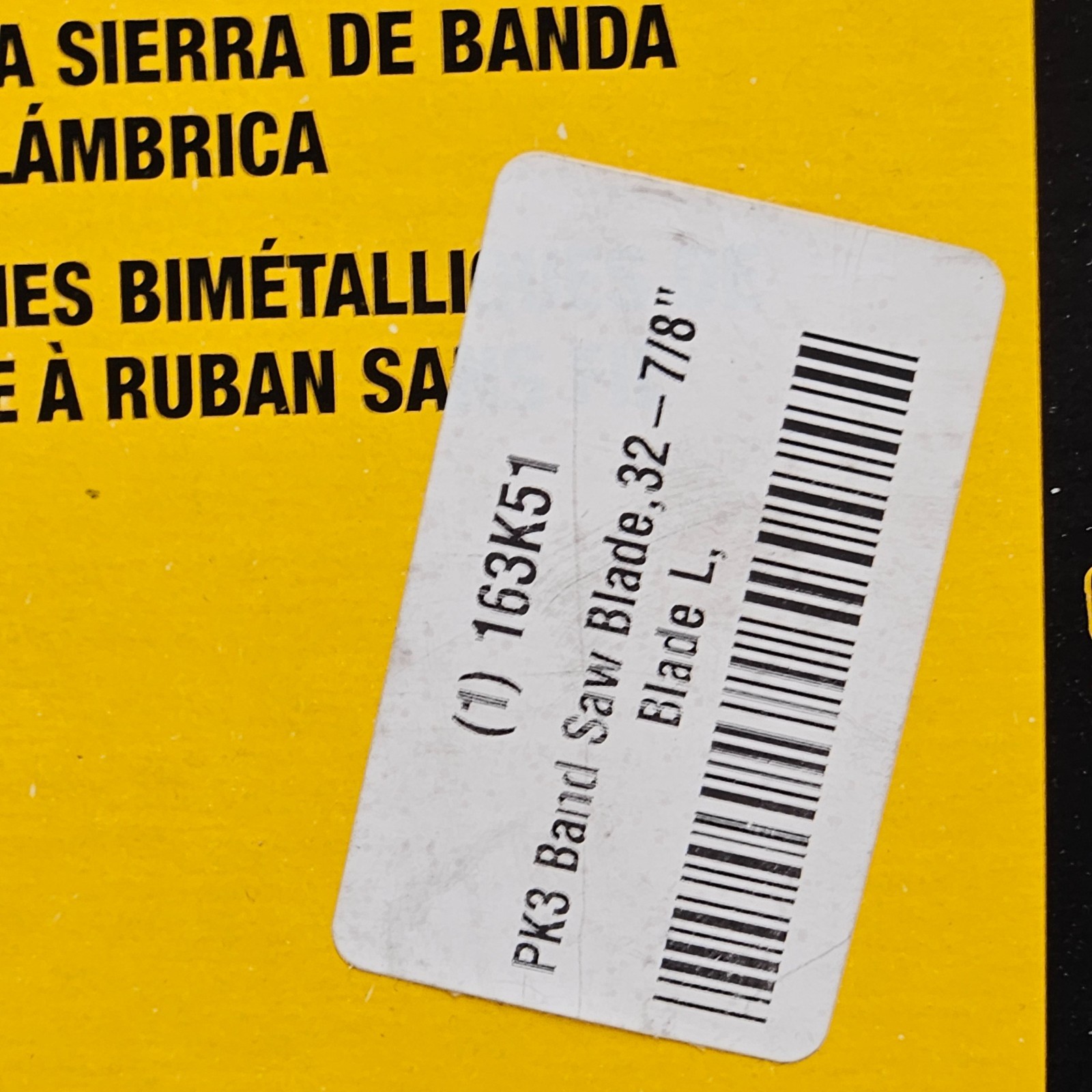 3 DEWALT Portable Band Saw Blade, 32-7/8-Inch, .020-Inch, 24 TPI Pack (DW3984C)