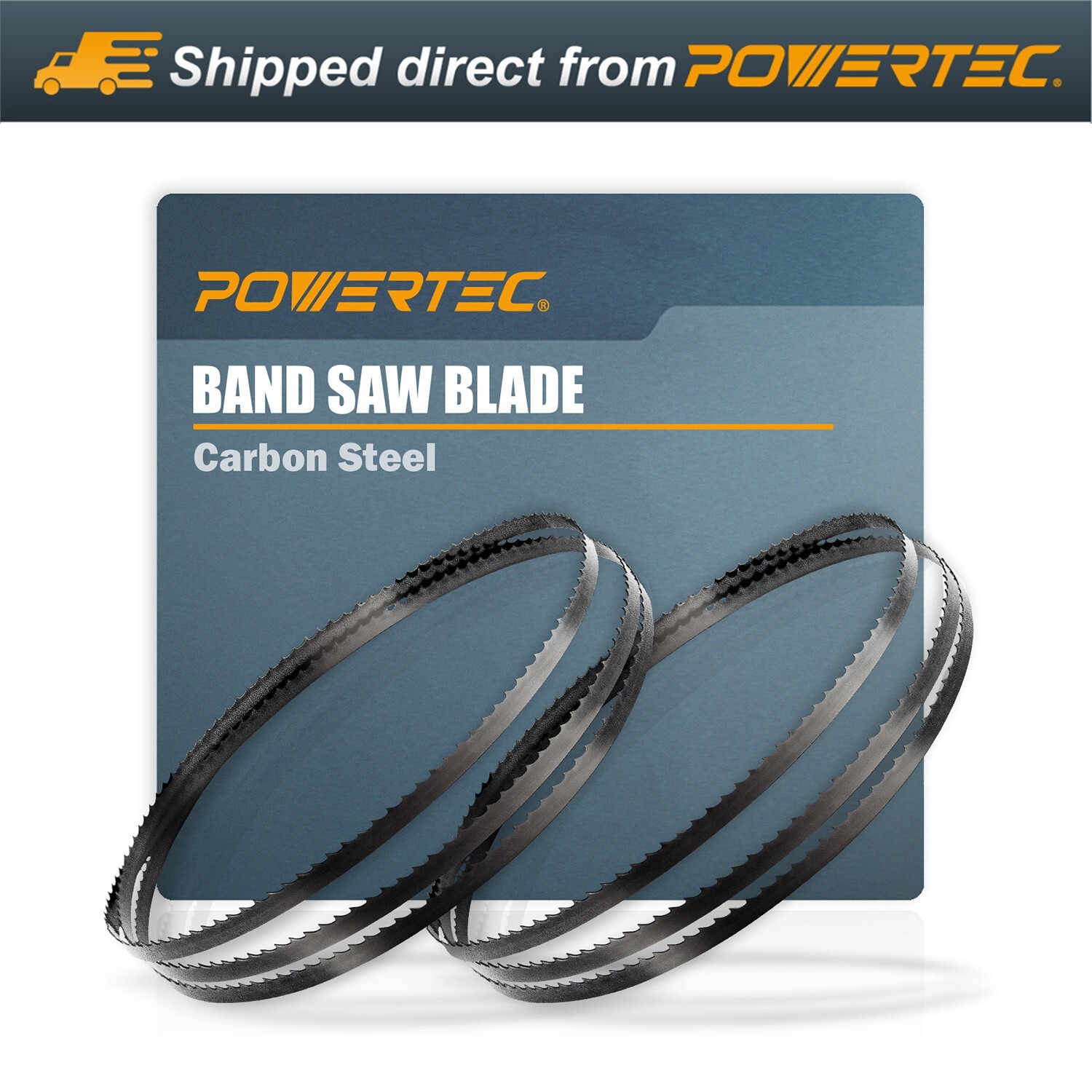 POWERTEC 13182-P2 70-1/2 Inch x 1/4 Inch x 14 TPI Bandsaw Blades Woodworking