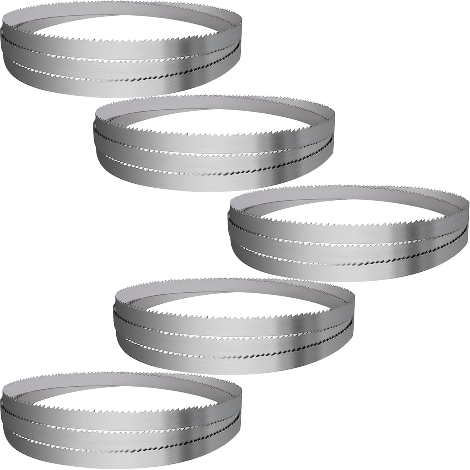 144″ Sawmill Bandsaw Blades 5-Pack Compatible with Wood-Mizer, Bandsaw Blades Co