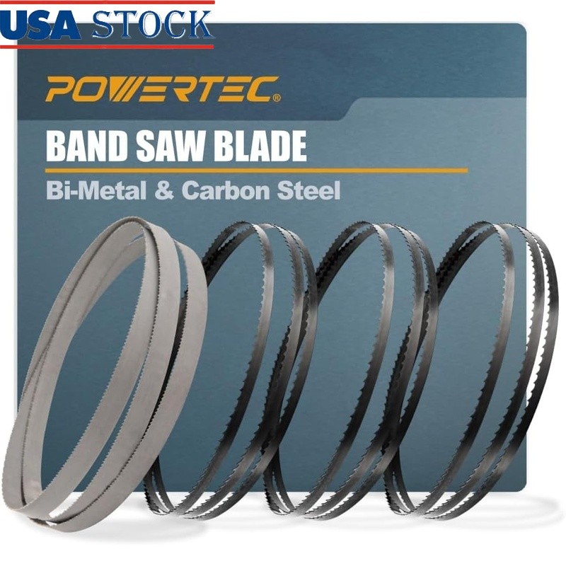 62 Inch Bandsaw Blades Set Woodworking Bi-Metal Cutting Tools Metal Non-Ferrous