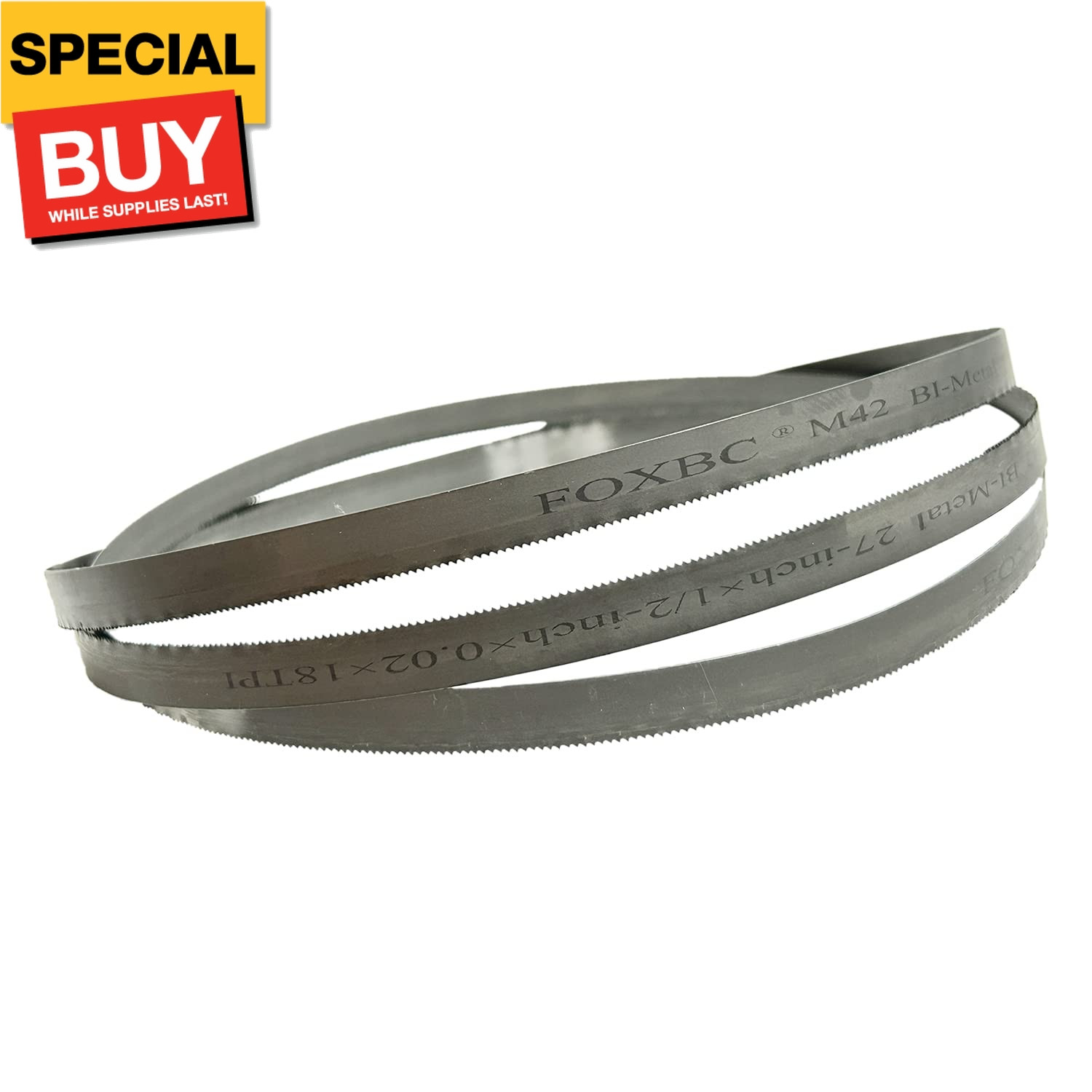 30-9/16 inch Bandsaw Blades 18 TPI, 30-9/16″ x 1/2″ x .020″, Replacement for Mil
