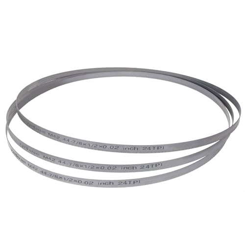 44 7 8 Inch Portable Bandsaw Blades 24 Tpi X 1 2 .020 Replacement For Milwaukee