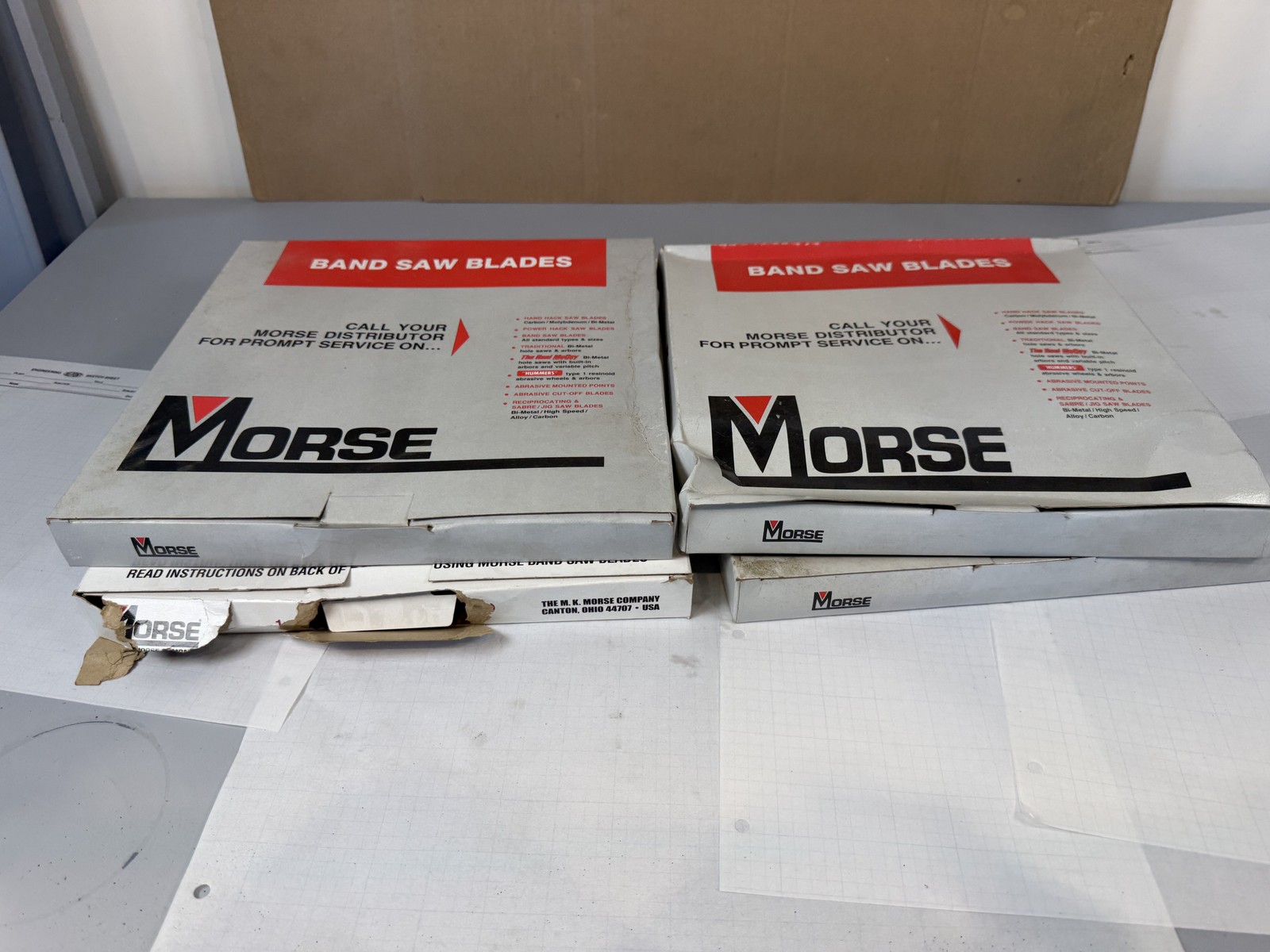 M.K. Morse 93-1/2 x 1/4 .025 4 Skip Band Saw Blade NOS USA Factory 2-Pack