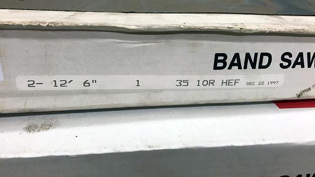 10 MORSE Band Saw Blades, Carbon Steel, 12′ 6″ x 1″ 35-10R-HEF – #2.6