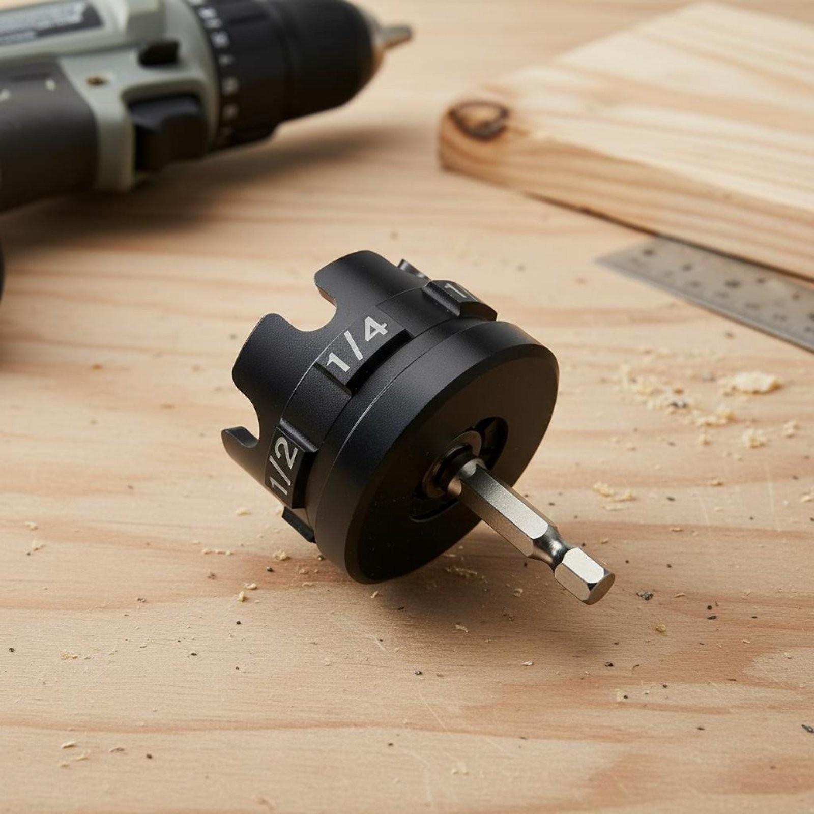 Nut Fastener Attachment Multi-Diameter Hex Shank Nut Runner for DIY Hobbyists